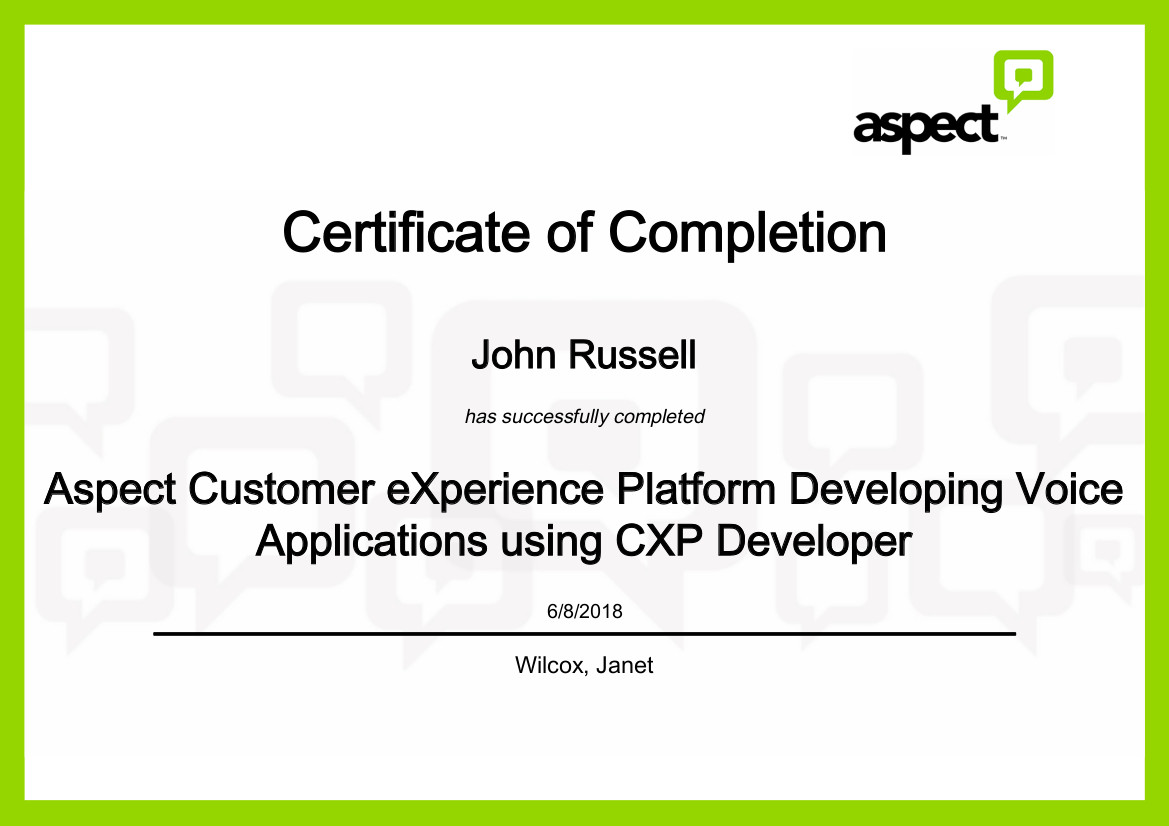 Certificate image